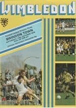 Wimbledon v Swindon Town 13-Oct-1979