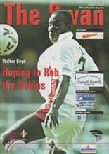 Swansea City v Swindon Town 17-Oct-2000