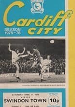 Cardiff City v Swindon Town 17-Apr-1976
