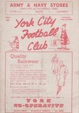 York City v Swindon Town 23-Jan-1960