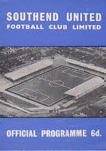 Southend United v Swindon Town 24-Sep-1965