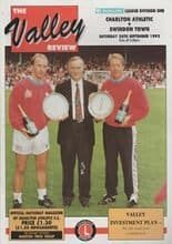 Charlton Athletic v Swindon Town 26-Sep-1992