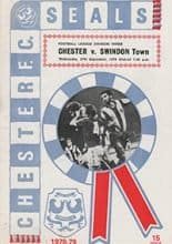 Chester v Swindon Town 27-Sep-1978