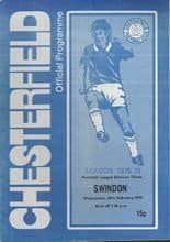 Chesterfield v Swindon Town 28-Feb-1979