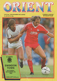 Leyton Orient v Swindon Town 30-Nov-1985