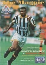 Notts County v Swindon Town 03-Sep-1994