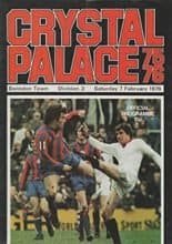 Crystal Palace v Swindon Town 07-Feb-1976