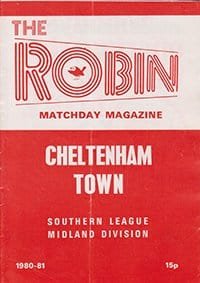 Cheltenham Town v Taunton Town 18-Apr-1981