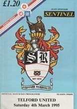 Stafford Rangers v Telford United 04-Mar-1995