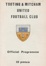 Tooting & Mitcham United v Sutton United 25-Mar-1980