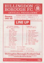 Hillingdon Borough v Tonbridge  09-Mar-1982