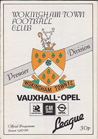 Wokingham Town v Tooting & Mitcham 28-Apr-1988