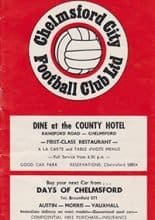 Chelmsford City v Torquay United 12-Dec-1970