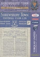 Shrewsbury Town v Torquay United 02-Oct-2010