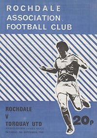 Rochdale v Torquay United 06-Sep-1980