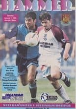 West Ham United v Tottenham Hotspur 14-Jan-1995