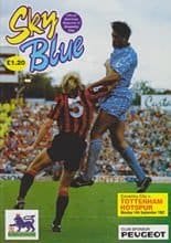 Coventry City v Tottenham Hotspur 14-Sep-1992