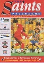 Southampton v Tottenham Hotspur 14-Sep-1996