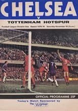 Chelsea v Tottenham Hotspur 18-Nov-1978