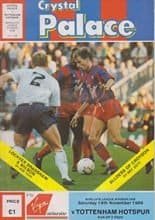 Crystal Palace v Tottenham Hotspur 18-Nov-1989