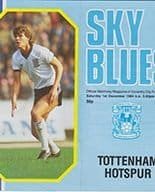 Coventry City v Tottenham Hotspur 01-Dec-1984