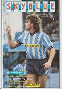 Coventry City v Tottenham Hotspur 01-Jan-1990