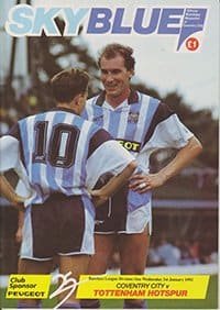 Coventry City v Tottenham Hotspur 01-Jan-1992