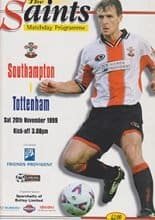 Southampton v Tottenham Hotspur 20-Nov-1999