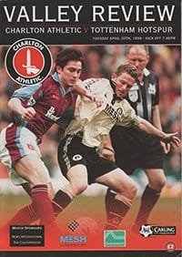 Charlton Athletic v Tottenham Hotspur 20-Apr-1999