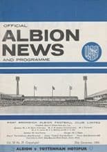 West Bromwich Albion v Tottenham Hotspur 26-Dec-1966