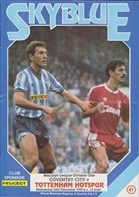 Coventry City v Tottenham Hotspur 26-Dec-1990
