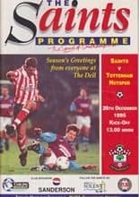 Southampton v Tottenham Hotspur 26-Dec-1995
