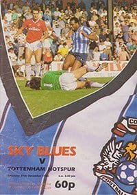 Coventry City v Tottenham Hotspur 27-Dec-1986