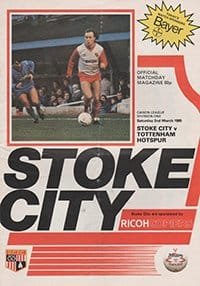 Stoke City v Tottenham Hotspur 02-Mar-1985