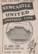 Newcastle United v Tottenham Hotspur  31-Aug-1957