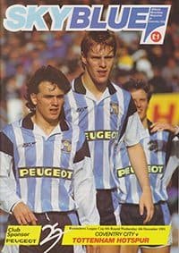Coventry City v Tottenham Hotspur 04-Dec-1991