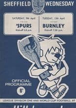 Sheffield Wednesday v Tottenham Hotspur 09-Apr-1966