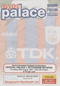 Crystal Palace Reserves v Tottenham Hotspur Reserves 28-Aug-1997