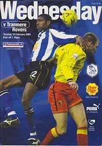 Sheffield Wednesday v Tranmere Rovers 13-Feb-2001