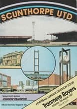 Scunthorpe United v Tranmere Rovers 15-Aug-1987