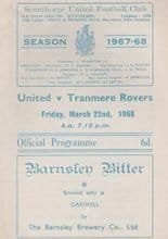 Scunthorpe United v Tranmere Rovers 22-Mar-1968