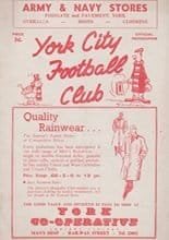 York City v Tranmere Rovers 28-Dec-1959