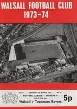 Walsall v Tranmere Rovers 30-Mar-1974