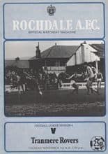 Rochdale v Tranmere Rovers 03-Nov-1981