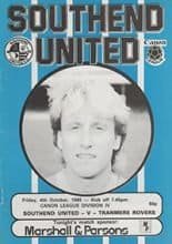 Southend United v Tranmere Rovers 04-Oct-1985
