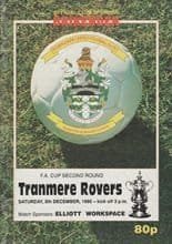 Scunthorpe United v Tranmere Rovers 08-Dec-1990