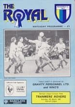 Reading v Tranmere Rovers 09-Mar-1991