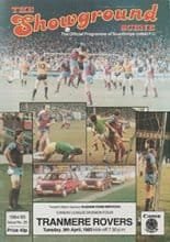 Scunthorpe United v Tranmere Rovers 09-Apr-1985