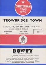 Cheltenham Town v Trowbridge Town 15-Feb-1964