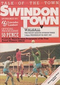 Swindon Town v Walsall 06-May-1987